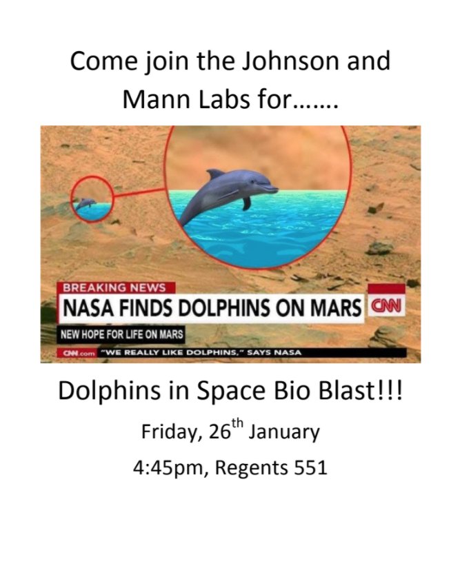 GUBiology's tweet photo. #BioBlast today after #GraduateStudentSeminar in Regents 551! The social gathering will be sponsored by Johnson & Mann's labs. https://t.co/eHg3qCWBtI