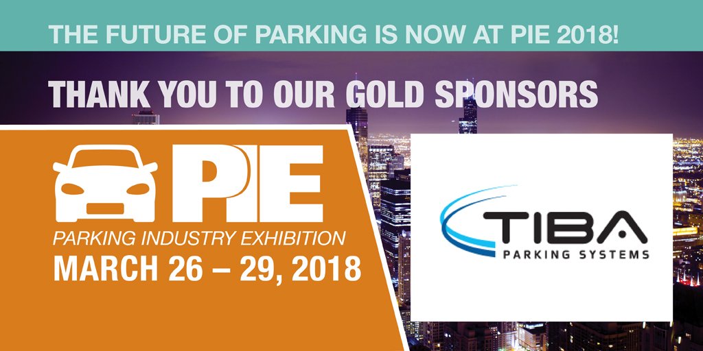 Join us for #PIEshow2018 in Chicago, March 26-29, 2018 - #Parking the #greatfrontier in #smartcity &amp; #mobility #SelfDrivingCars #sharingeconomy: bit.ly/1OqCYvJ - Thank U <a href="/TIBA_parking/">TIBA Parking Systems</a> our gold sponsor