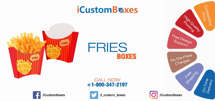 alisajohnson001's tweet image. Custom Fries Boxes
Running a fast food business and serving your fries in a paper plate? Do you think it would work any longer? Custom fries boxes are a perfect solution to serve dry items like fries in a hygienic manner.
#FriesBoxesPackaging #FriesBoxes

bit.ly/2Bw1x7N