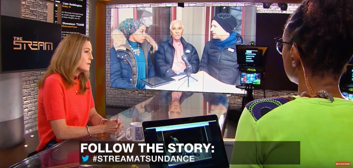 AJStream's tweet photo. Thread: We took the show to Park City, Utah this week to cover @sundancefest. From science fairs to Syrian refugees we highlighted a broad array of films from a diverse set of filmmakers. #StreamAtSundance https://t.co/23EaqC0xam