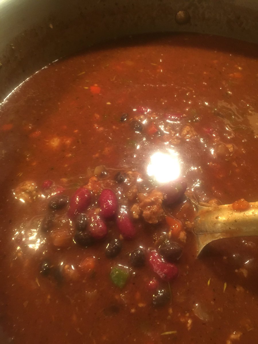 RoamingBuffalo1's tweet photo. The end product Italian Stallion chili for @BuffaloSoup chicken wing soup up next 😉🍺#awardwinning #soupfest2018 https://t.co/HxGSwH0p4W