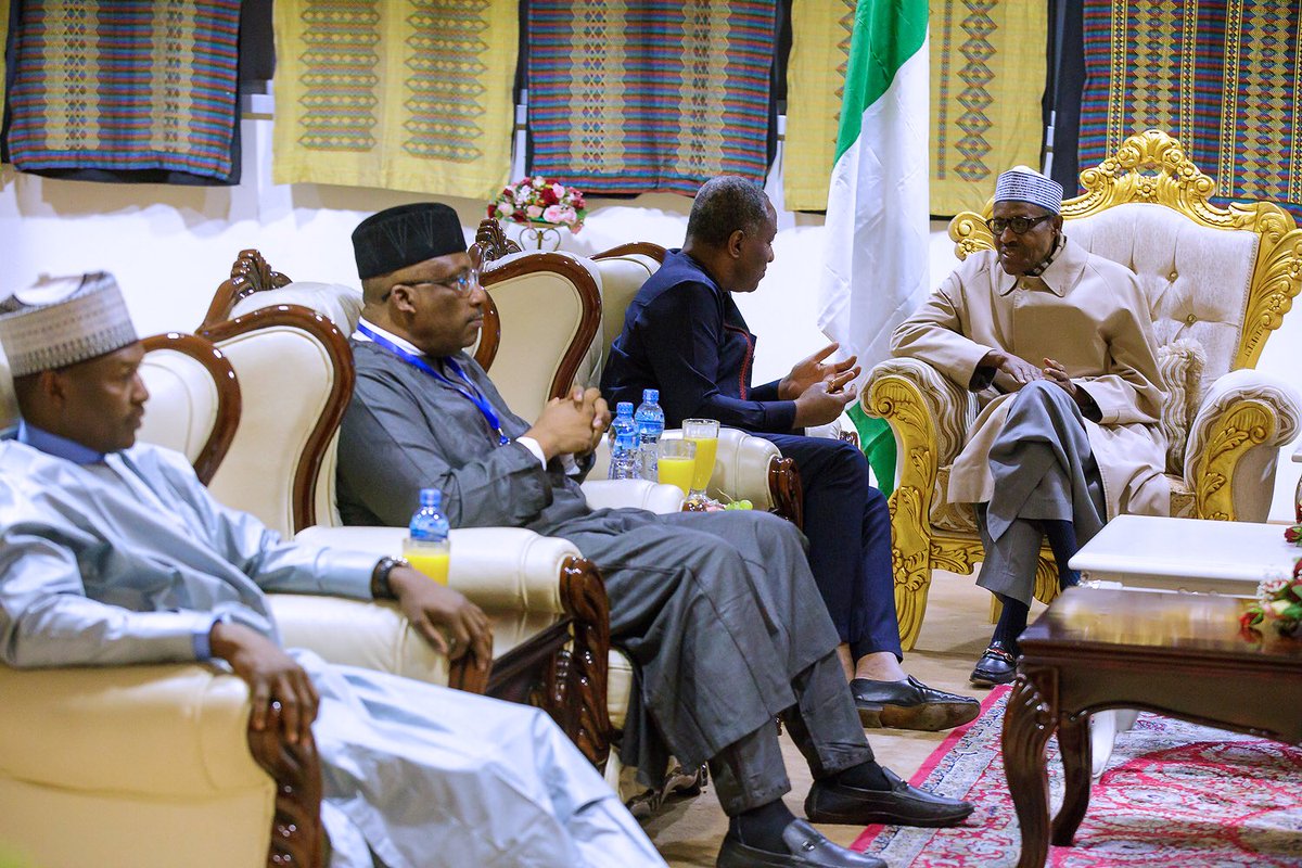NGRPresident's tweet photo. President @MBuhari has arrived Addis Ababa, Ethiopia, ahead of his participation in the 30th Ordinary Session of the Assembly of Heads of State and Government of the @_AfricanUnion #PMBAtAU https://t.co/DxUt7KwDuB