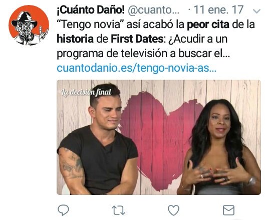 SostieneNatalia's tweet photo. La frecuencia con la que se bate el record de peor cita de la historia en First Dates está empezando a empatar con la de partidos de fútbol del siglo.
#FirstDates545 https://t.co/x40ZQt2akf