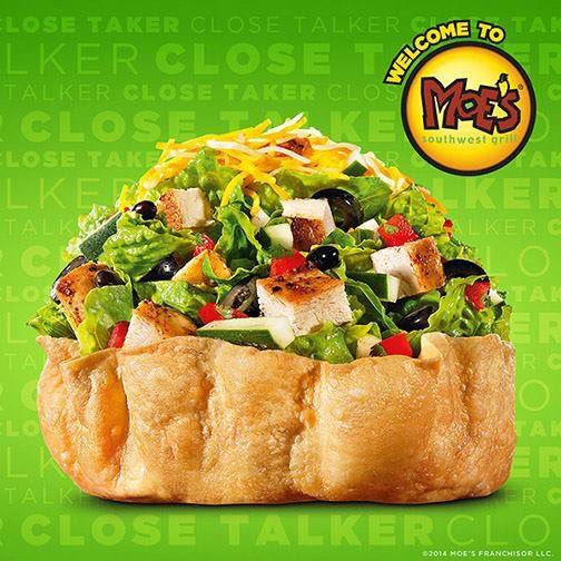 MoesHR's tweet photo. Thumbs up for a salad that’s so good, you’ll eat the entire bowl! #MadeAtMoes https://t.co/gH2ologgP9