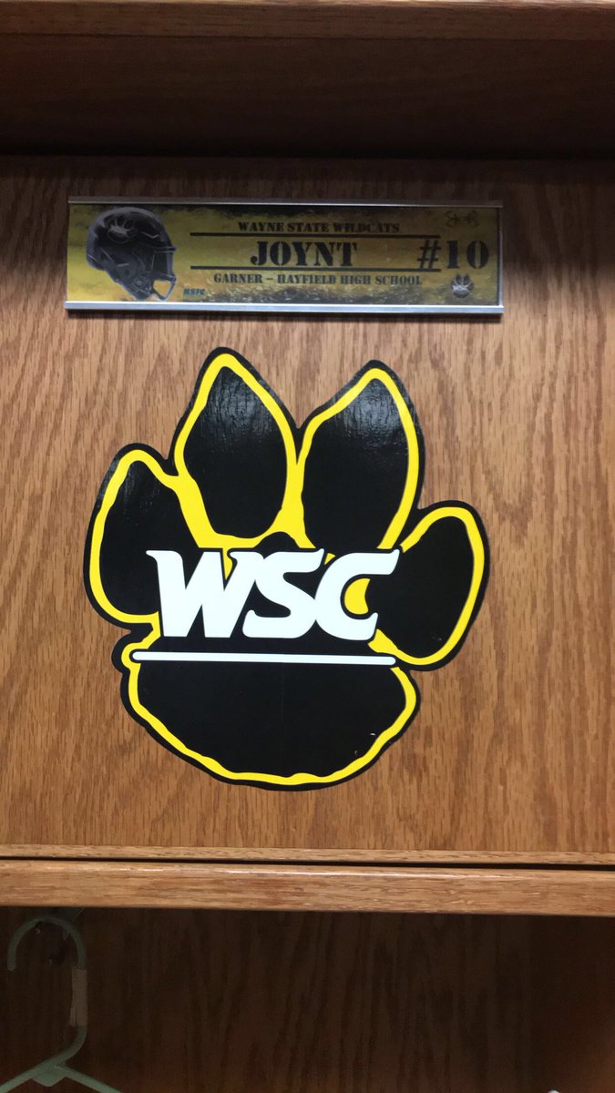 Joynt04's tweet photo. I am proud to announce that I have decided to continue my academic and athletic career at Wayne State College!! #Wi18cats #PlayForThePaw https://t.co/UlTGBlUQwY