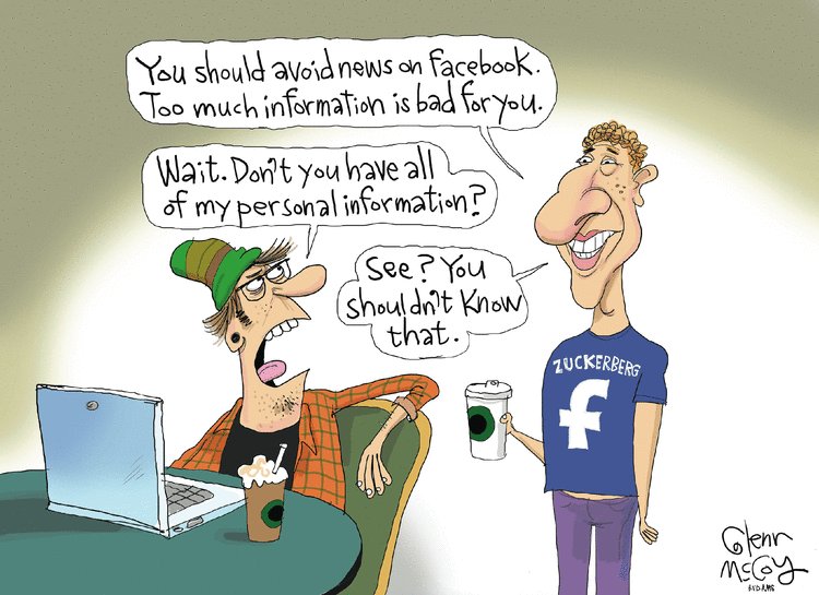 GoComicsConserv's tweet image. Looking at you, #Facebook. gocomics.com/glennmccoy/201… #Zuckerberg #news