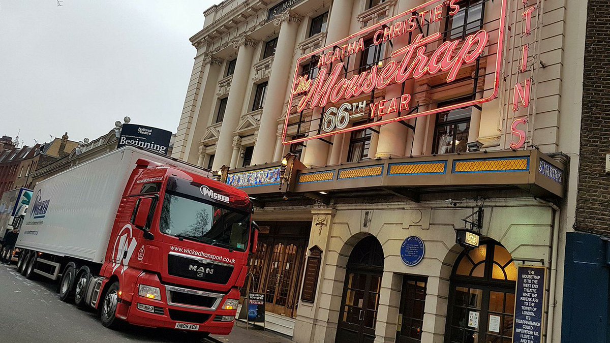thewickedteam's tweet photo. .@NationalTheatre's production of #ntBeginning has opened at @ambtheatre in the #WestEnd. We sent 3 flat floor Mega trailers for the load in, 2 to @Clockworkscene &amp; 1 to @WhiteLightLtd. 

https://t.co/ZqtTk4WsAP https://t.co/7YRZWgFfkX