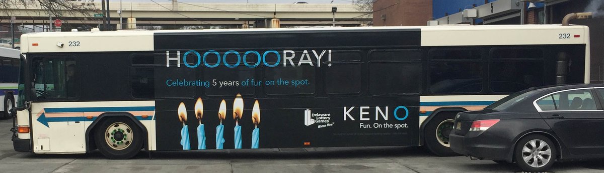 GatewayOutdoor's tweet photo. Happy 5th Delaware Lottery KENO! #delottery #dartfirststate https://t.co/5phtDeN8mI
