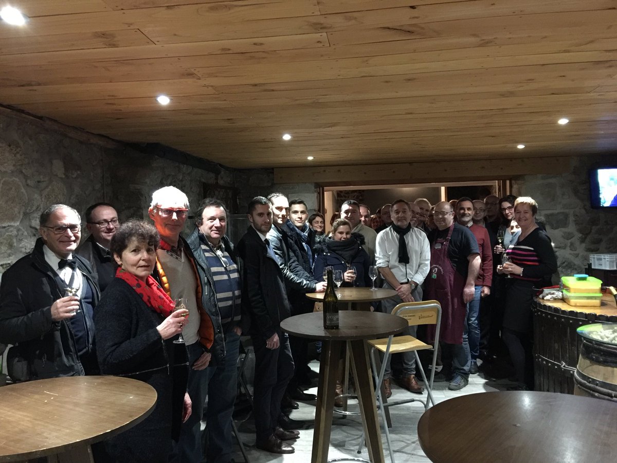 Rencontre des 3 caisses locales Nord Ardèche avec l’ensemble des collaborateurs à la cave Boissonnet