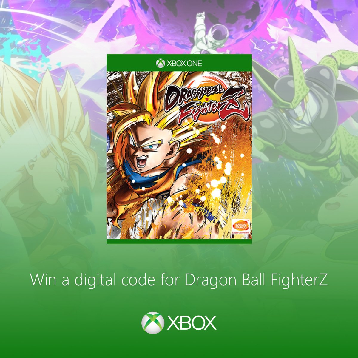 XboxIE_Official's tweet image. RT for your chance to win a digital code for Dragon Ball FighterZ. Winner to be announced this Monday Jan 29th. T&amp;amp;Cs: bit.ly/2DNCdiW