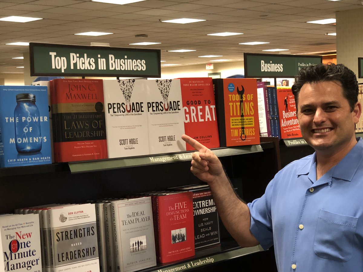 MFSpublishing's tweet photo. WOW - Our brand new book (written by @ScottHogle ) is right up there with @JohnCMaxwell, Jim Collins and @tferriss ! 

His book made Amazon's hot new releases - go check it out!!! 
https://t.co/46FuslS1nG

#persuade #fridayfeeling #IHaveFunAtWorkWhen stuff like this happens https://t.co/ujtJLKvzlq