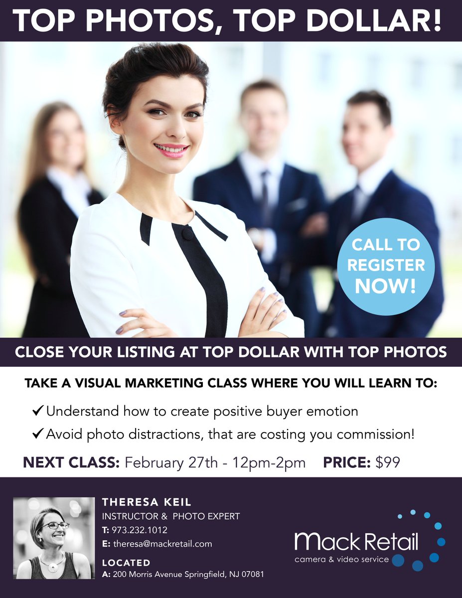 MackRetail's tweet photo. ATTENTION REALTORS: 
Want to gain "Top Dolalar" for homes? Take "Top Pictures" https://t.co/coo7BMqdNe