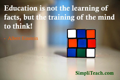 SimpliTeach's tweet image. Trust #Einstein to offer a thought provoking definition of #education! Don&apos;t you love it?