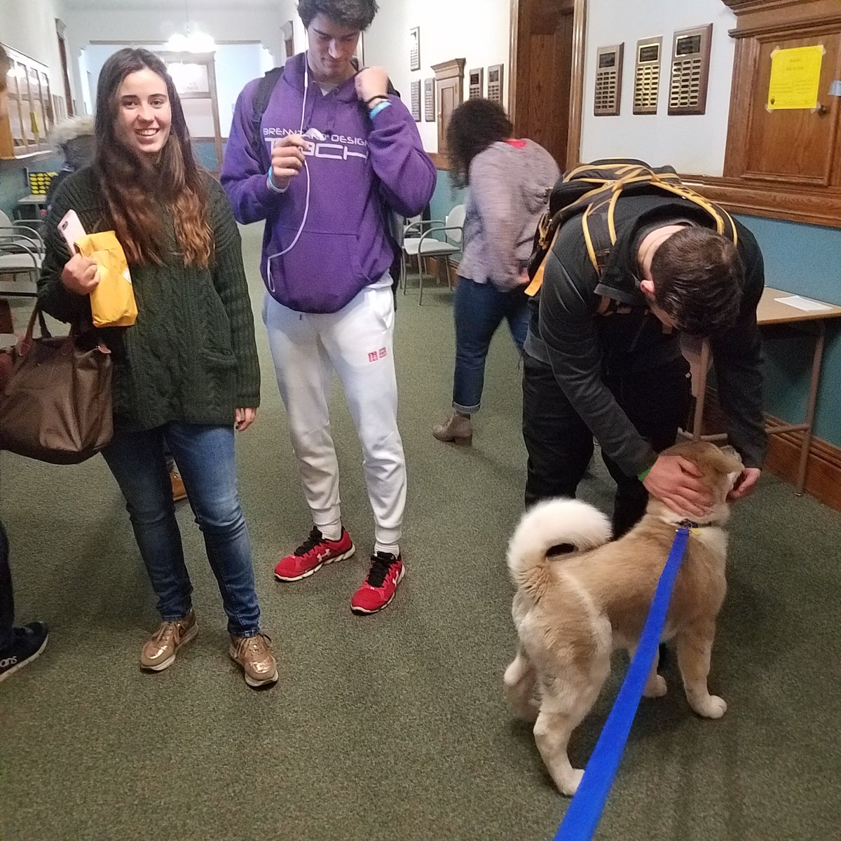 MKTG_Prof_WV's tweet photo. Tucker made lots of new friends in the @WVWesleyan school of business. https://t.co/ei4xoDdEb4