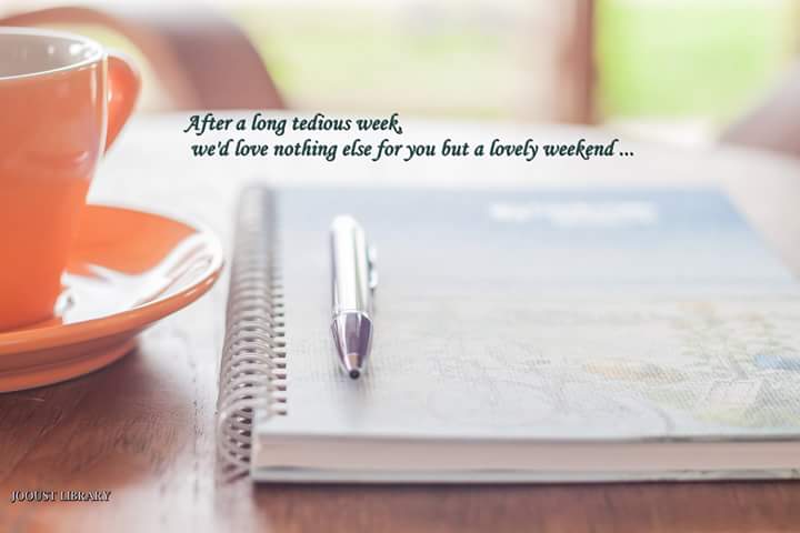 JOOUST_LIB's tweet image. Happy weekend!