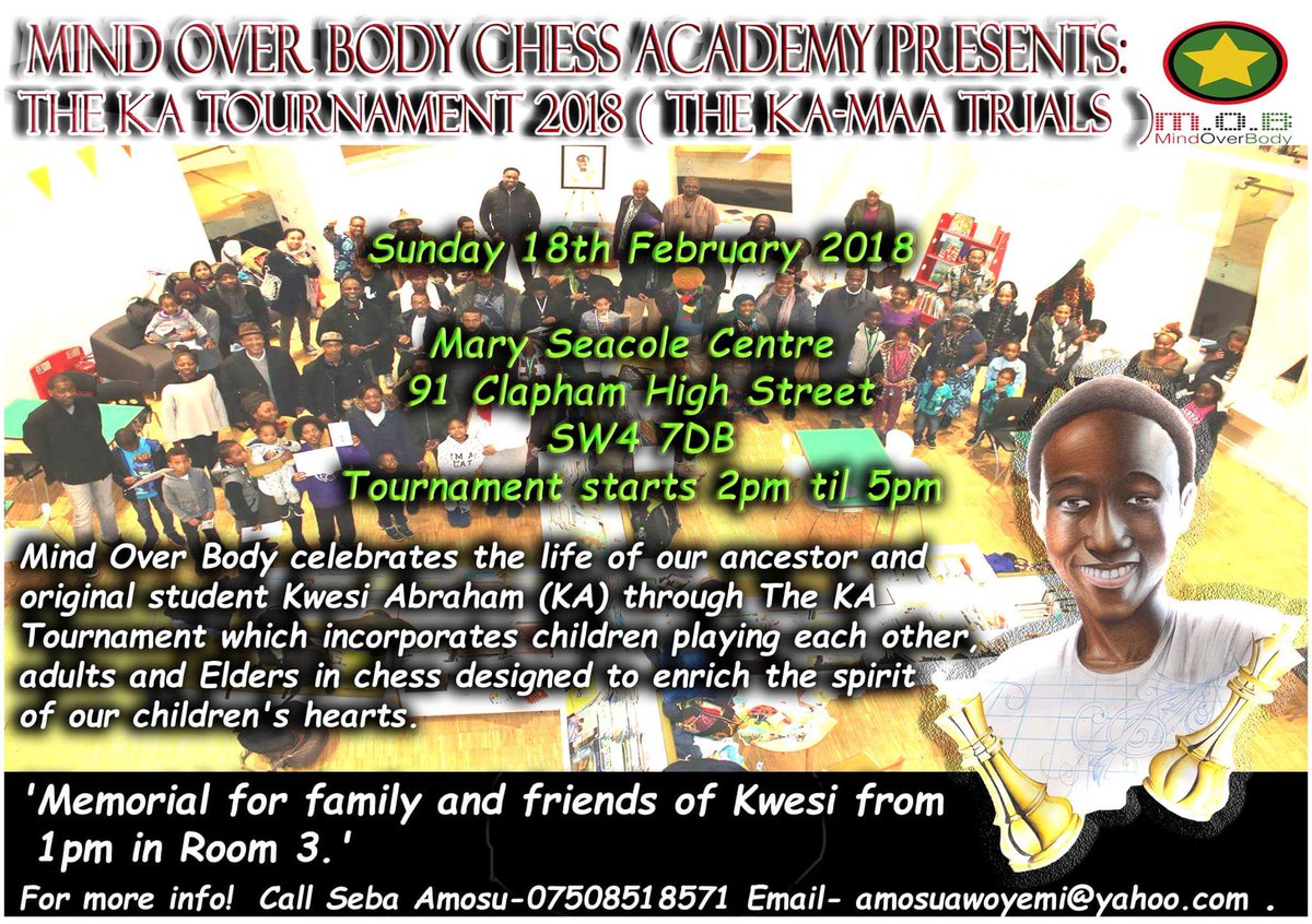 GallantSitruc's tweet photo. @DadaMamA3 The KA Tournament 2018 is scheduled to have 19 children participating and features: Davis Williams (Manhood Academy), Elsie Ayotunde Cullen, shortMAN, AmeN NoiR, ShakaRa, Lauren (Comic Ccakes), Danny Thompson, Seba Kuumba, Andre Skepple and many more on  Sun Feb 18th. https://t.co/HxuXP2MRld