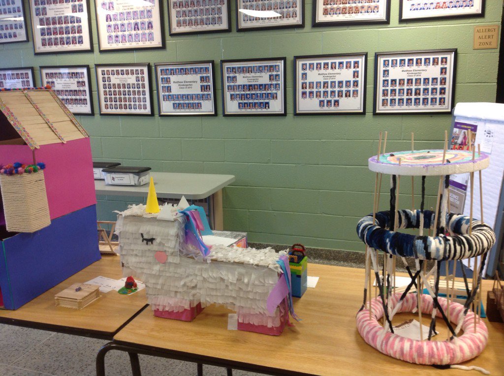 GradeThrees's tweet photo. Structures made by Grade 3 students for our science unit Materials and Structures@MatthewRocks2 https://t.co/pVrM8dDItm