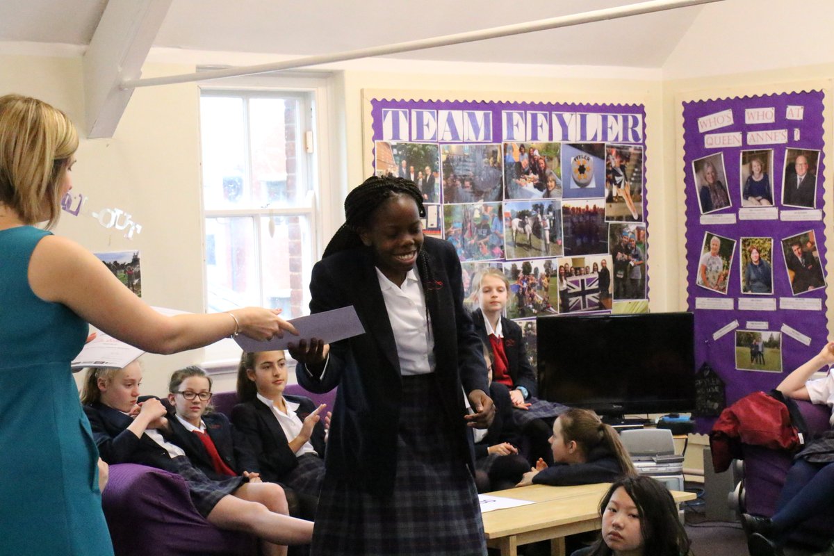 MaddockQAS's tweet photo. This week the L4's celebrated the 100th Day at @QASCaversham the best way, with donuts! #100days #queenannesgirl https://t.co/wVDgiwB941