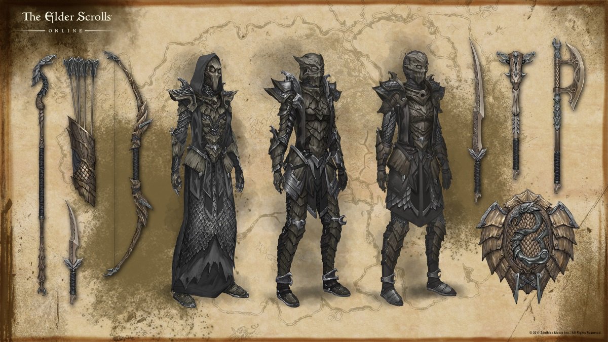 TESOnline's tweet photo. Inspired by Skyrim’s ancient Dragon Priests, the new Jorvuld's Guidance (Light), Plague Slinger (Medium), Curse of Doylemish (Heavy) item sets are yours for the taking in #DragonBones.

That is… if you survive the journey through Scalecaller Peak. #ESO

https://t.co/nFqYFS1fhM https://t.co/UJdtAxDrHq