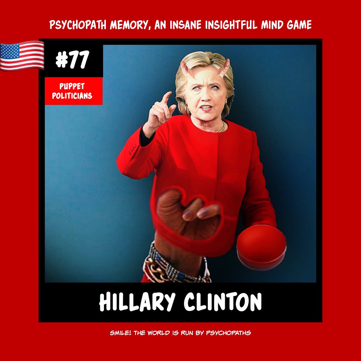 witterraverik's tweet photo. @LdeRothschild @genebsperling @realDonaldTrump relax Lynn, play a game with some friends ... it will make you forget that horrible man. #psychopathmemory https://t.co/e7c6sL7phv