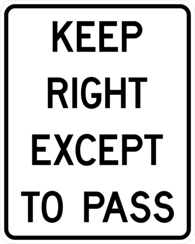 111X110's tweet photo. Keep Right Except to Pass. Slower Traffic Keep Right. Stay out of the left lane unless you are passing. #yyc #yeg https://t.co/HXHAAgyHdk
