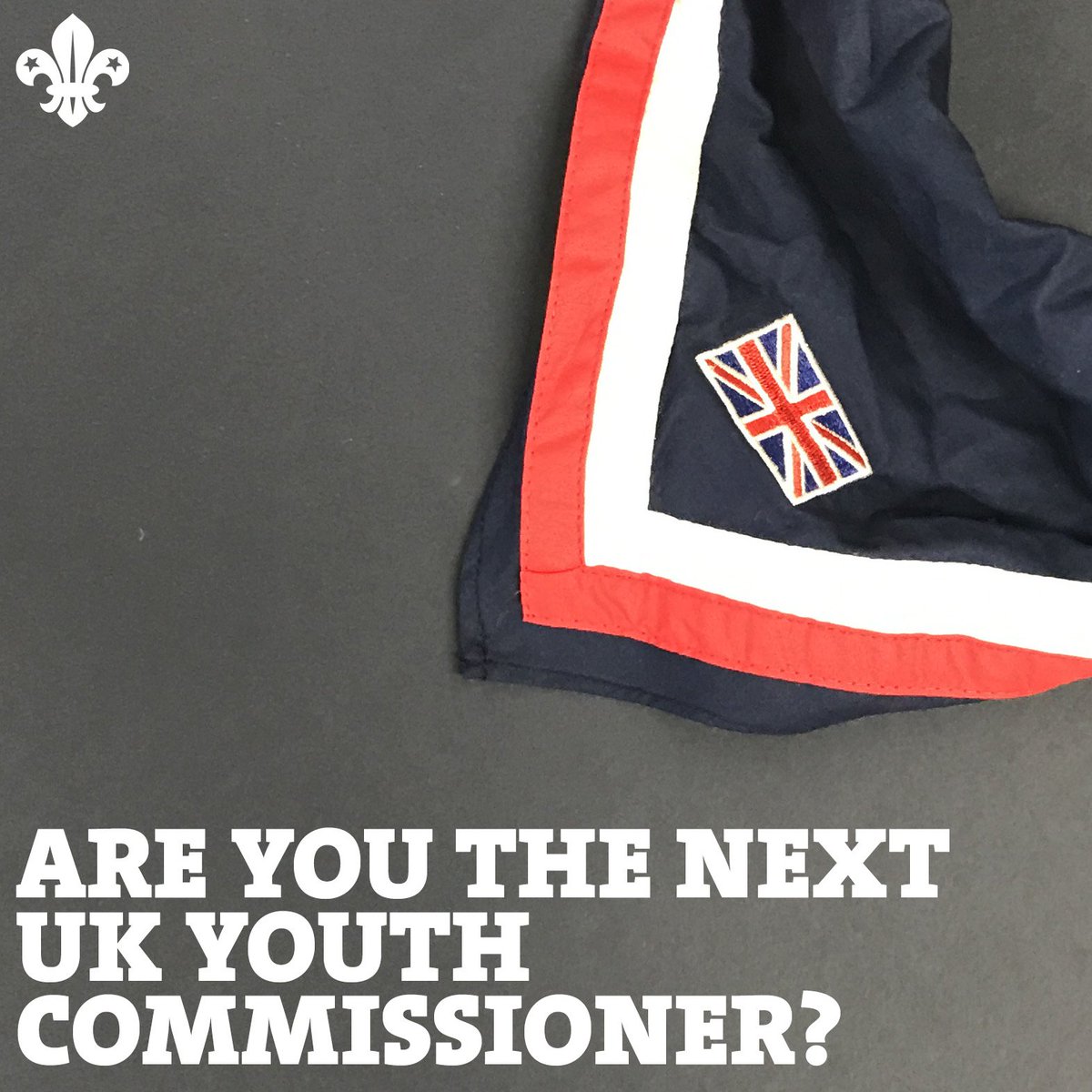 scouts's tweet photo. We're looking for our next UK Youth Commissioner. Aged 18-25, this volunteer will lead, promote and support Scouting's Youth Shaped strategy across the UK. Apply today: https://t.co/XHMPxr2GVF 🚀 https://t.co/jK2s4LOdhf