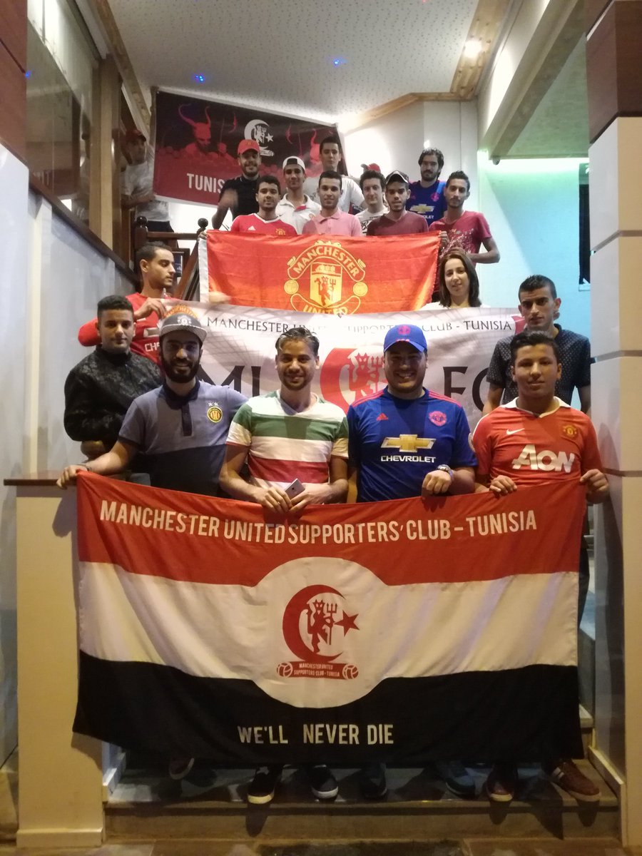 medamineayari's tweet photo. We'll be watching the game with Manchester United supporters club Tunisia ❤ #MUFC #RedArmy #GGMU #MUSCT #RedDevils 🔴⚪⚫😈😈❤ https://t.co/aBhxxtmdoA