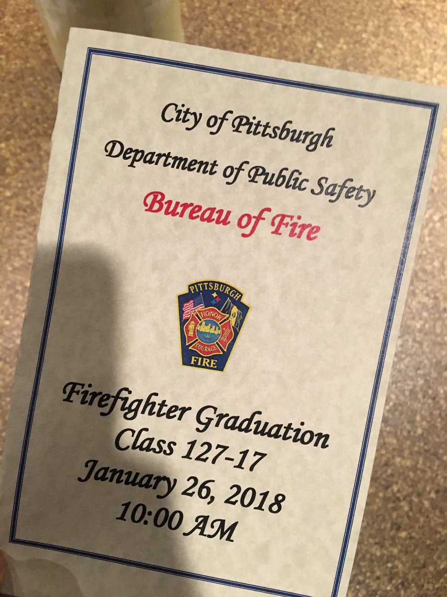 PghFireFighters's tweet photo. Don’t call these firefighters recruits anymore. As of today they’re fully trained and graduated FIREFIGHTERS! 👨🏻‍🚒🚒 @PghPublicSafety https://t.co/pDrb6ZIP4T