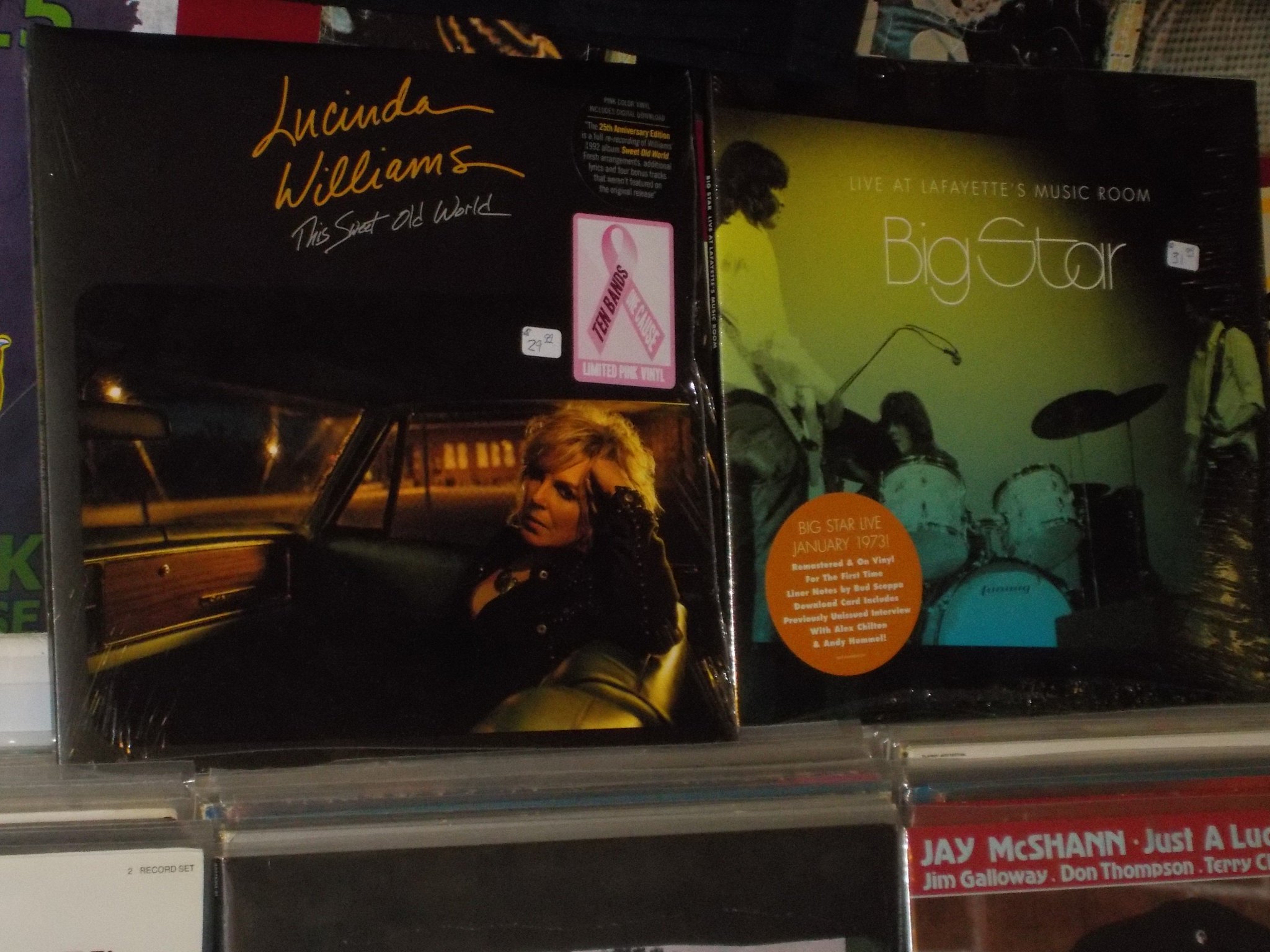 Happy Birthday to Lucinda Williams & the late Andy Hummel of Big Star 