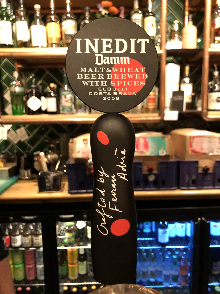 BarrelAndHorn's tweet photo. Staff training for the product launch of @inedit - a wheat beer flavoured with coriander, liquorice, orange peel & hops. It’s available at Barrel & Horn now! #Inedit #EstrellaInedit #Damm #Barcelona https://t.co/gSpVYLKaiN