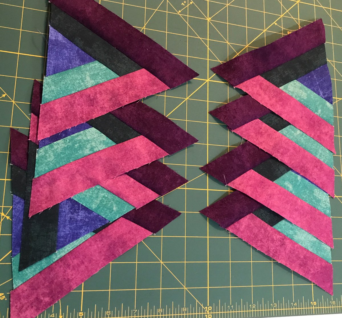 GenesisDawn1's tweet photo. Start of quilt #3, Colorado Sunset, which will be used for a class in March. Check back for more pics. https://t.co/XijtMFPjCy Instagram @gigidawn14 #genesisdawn #quilts #quiltclasses #quiltteacher #learntoquilt #quilting #quiltingclass #texasquilters #quilted #sanantonioquilter https://t.co/I5fwIaeRF6