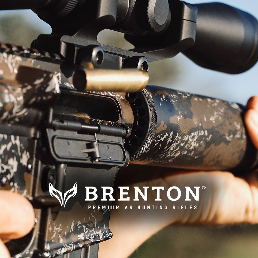Our Premium AR Hunting Rifles are reliable, durable &amp; sub-MOA accurate — explicitly designed for the serious American AR Hunter. Match-grade SS Barrels w/ Hunting Weight Profile #shotshow2018 #shotshow contact us info@brentonusa.com to learn more or visit hubs.ly/H09LWg20