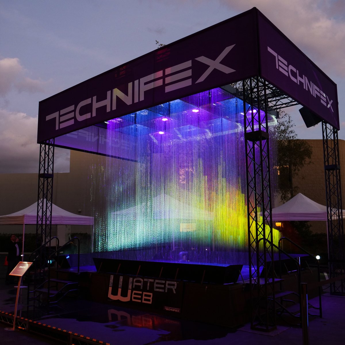 Technifex's tweet photo. Thanks to @ElectrosonicAV for hosting Fusion 2018 and displaying our WaterWeb!! #technifex #waterweb #fusion2018 https://t.co/TwL2jISmuW