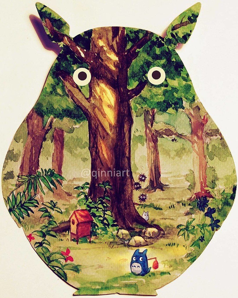 ArtForGeeks's tweet photo. Art piece by @qinniart
.
.
#totoro#studioghibli#watercolors
.
Followers us also in @AmongGeeks ❤❤
.
If you like the account please turn on notifications 📬 it is very helpful to us 😄
.
Use # AmongGeeks &amp; tag us for a chance to be featured in your geek… https://t.co/zOzh8Dng7w https://t.co/Bpv5kpEpwx