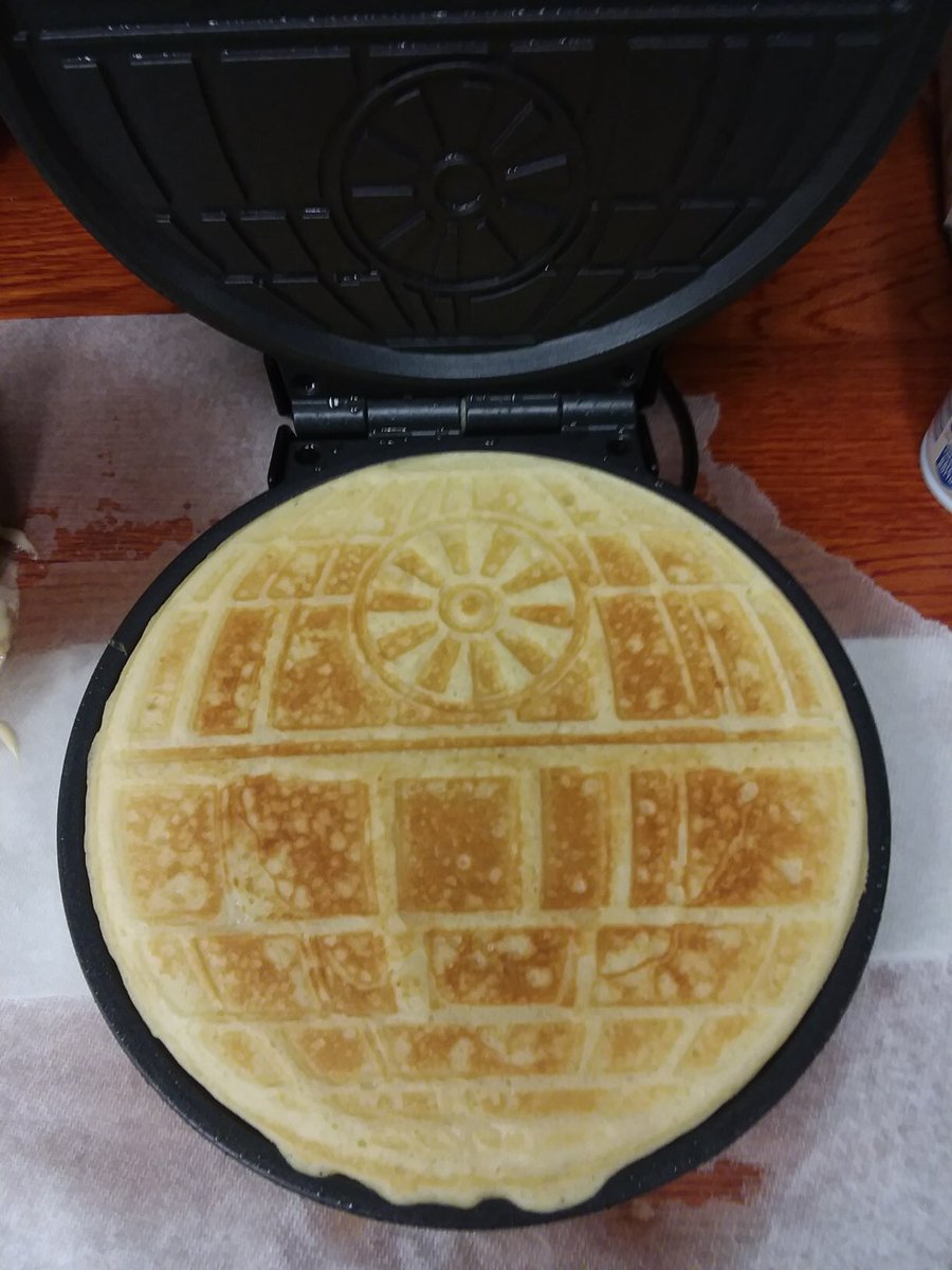millenniumtrain's tweet photo. Our evening Network Systems Specialist #instructor, Rich Fieler, cooks #DarthVader waffles every other week for the NSS #students - check out this weeks! Interested in becoming a #NetworkSystemsSpecialist? Check out our program - https://t.co/HvKVdtqs6C https://t.co/GMVw1YGhcp