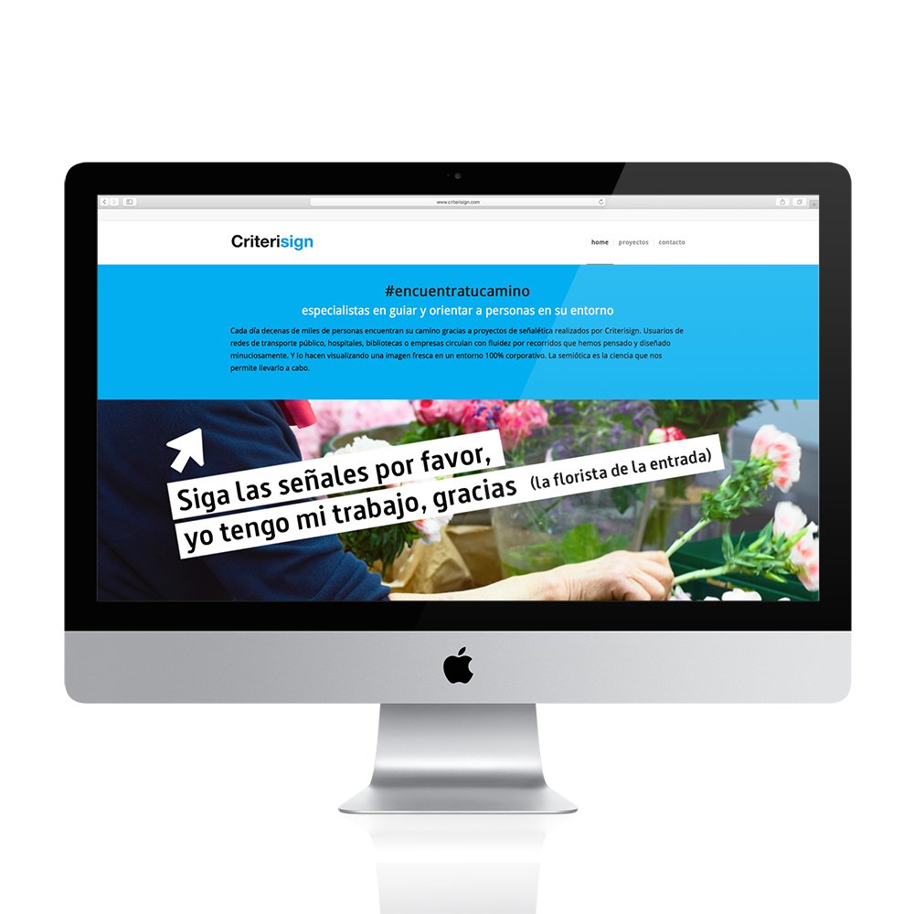 CritsdeCriteri's tweet photo. Us presentem #Criterisign, el nostre web de #senyalètica https://t.co/ozOIJMse2b #Señalética #signage #Disseny #Diseño #Design https://t.co/mffKZMKMiR