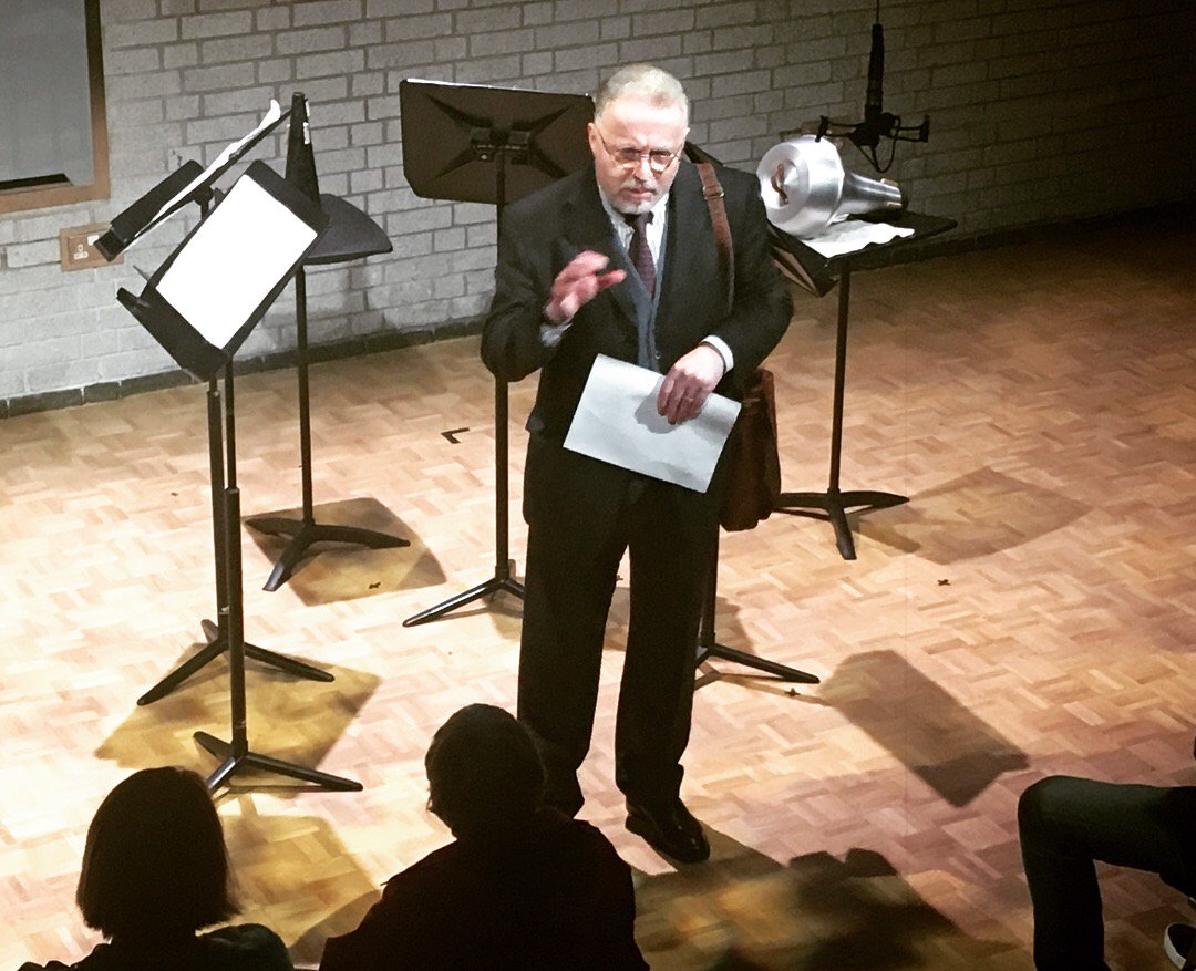 rncmlive's tweet photo. The RNCM Brass Band Festival is officially underway! Artistic Director Paul Hindmarsh introduces performances by two of the RNCM's student brass ensembles, Manchester Brass Quartet and All Saints Brass Quintet 🎺🎶 #rncm #rncmbrassfest #manchester #band #festival https://t.co/BnBpgbjqWd