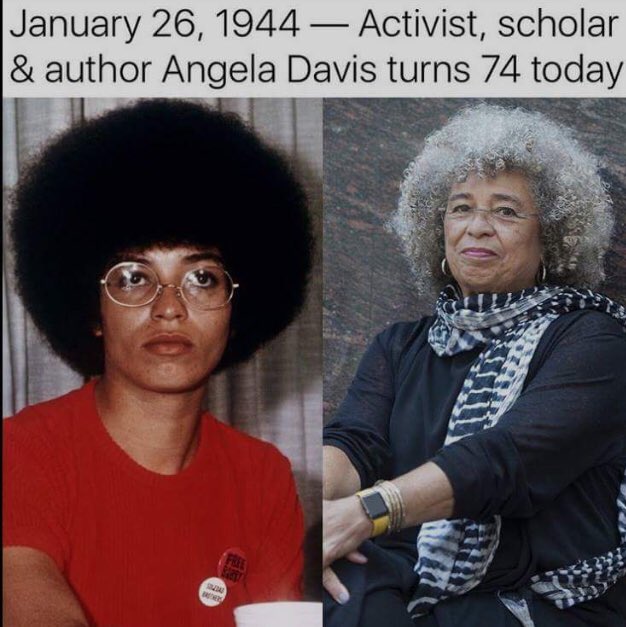 Happy Birthday Angela Davis! So excited to hear you speak on Monday at The University of Redlands! 