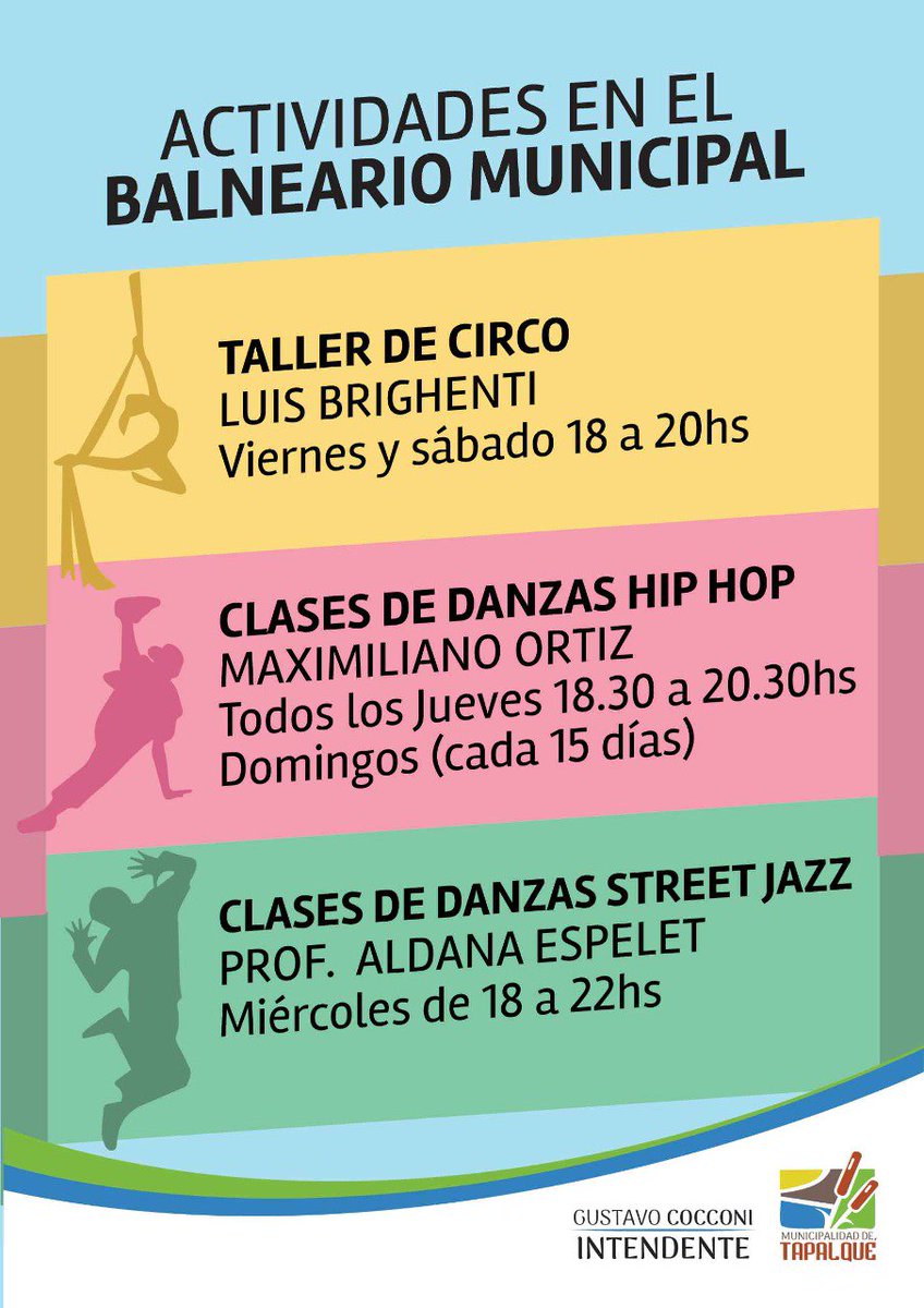 rucrew09's tweet photo. Diferentes actividades en este verano 😎 todavía no te anotaste??  👌 https://t.co/FbFGZFHqaT