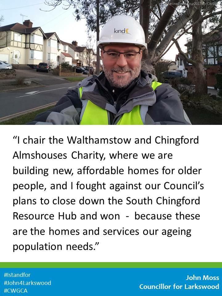 EmmaBest22's tweet photo. Another day, another Tory...in May @John_J_C_Moss is standing for re-election in #Larkswood ...John is a planning and development Guru (as the hard hat alludes to), the council really needs him, vote John Moss! #IStandFor #CWGA https://t.co/6uHlc0J7kW