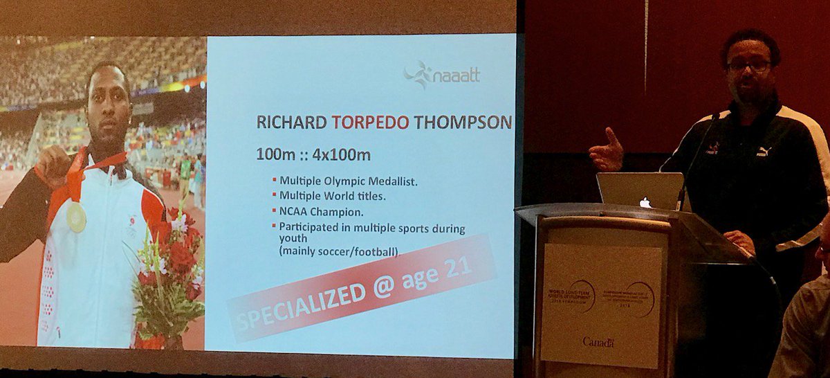 SportForLife_'s tweet photo. Presentation on #specialization at #WLTAD! https://t.co/3ntCd7oua2