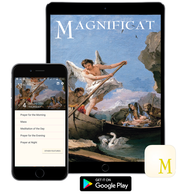 MagnificatUKIre's tweet photo. We're excited to announce the Magnificat app for Android! Paper subscribers have complimentary access. Otherwise, it's free from the day you install the App until the end of the month; then you can subscribe online or buy each month through the Google Play store. #CatholicApps https://t.co/zupgb3iFxH