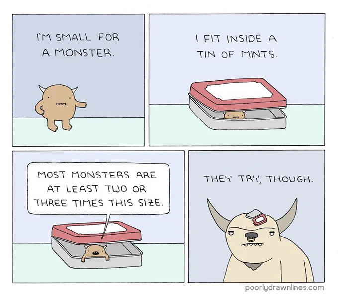 small for a monster https://t.co/WI0Fov9GAC 