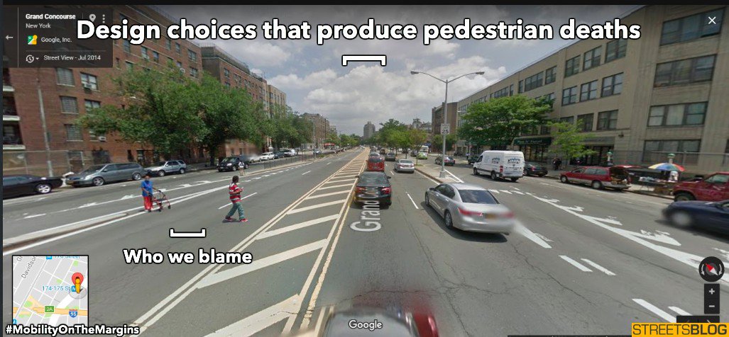 If we really care about protecting pedestrians, we have to consider how design decisions put them at risk, not just blame individuals.