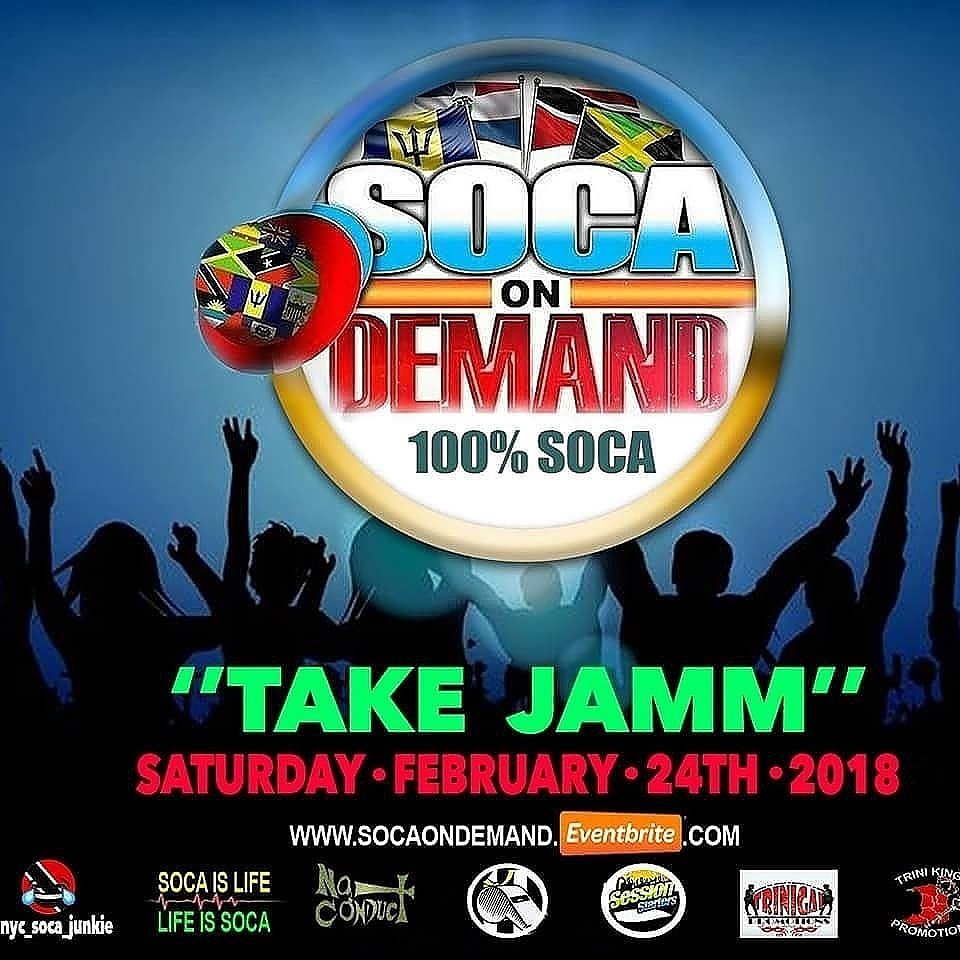socaislife1's tweet photo. Its here guys #socaondemand #takejam get them tixs now on https://t.co/rm4buP1yJP https://t.co/iUA8TGmLmm