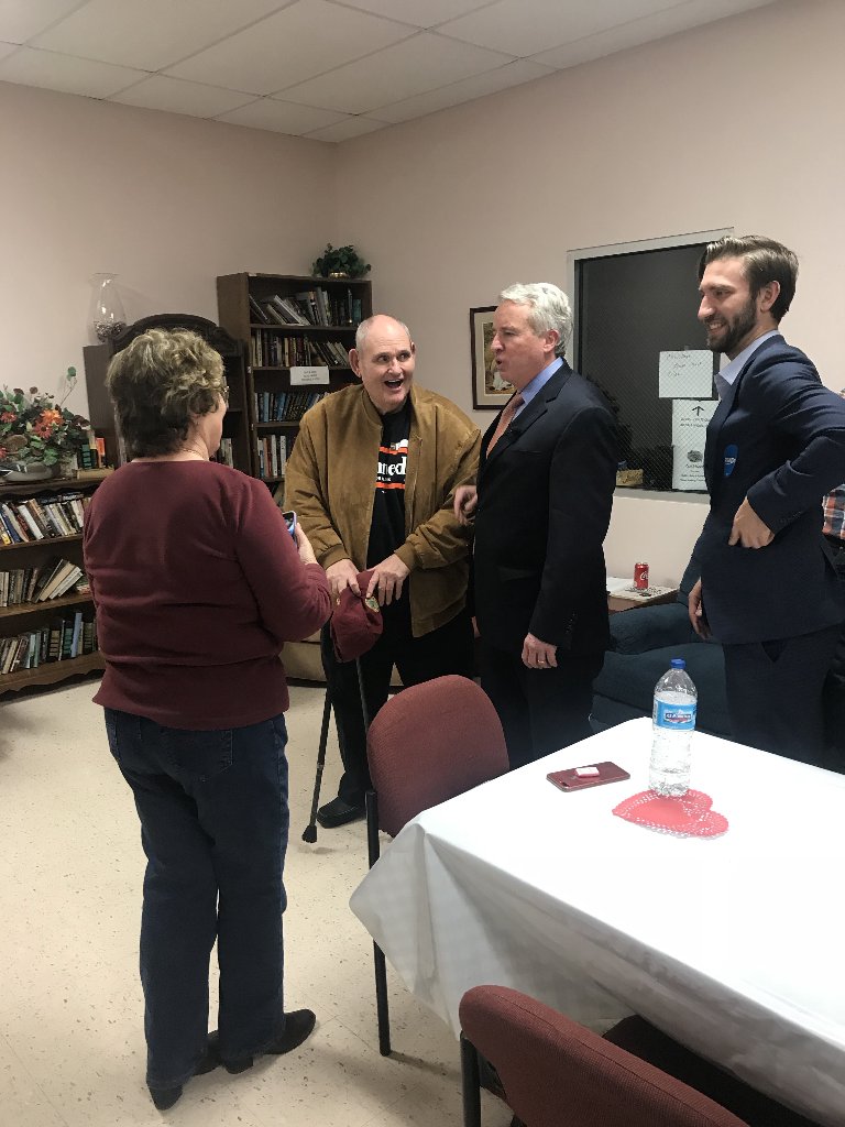 ChrisKennedyChi's tweet photo. Last night we held a great event in Hardin County. Thank you to the people, Chairman Austin and all of the elected officials that came to hear our message about how we can turn our state around and #EndTheRacket. https://t.co/xGpPXdGPQx
