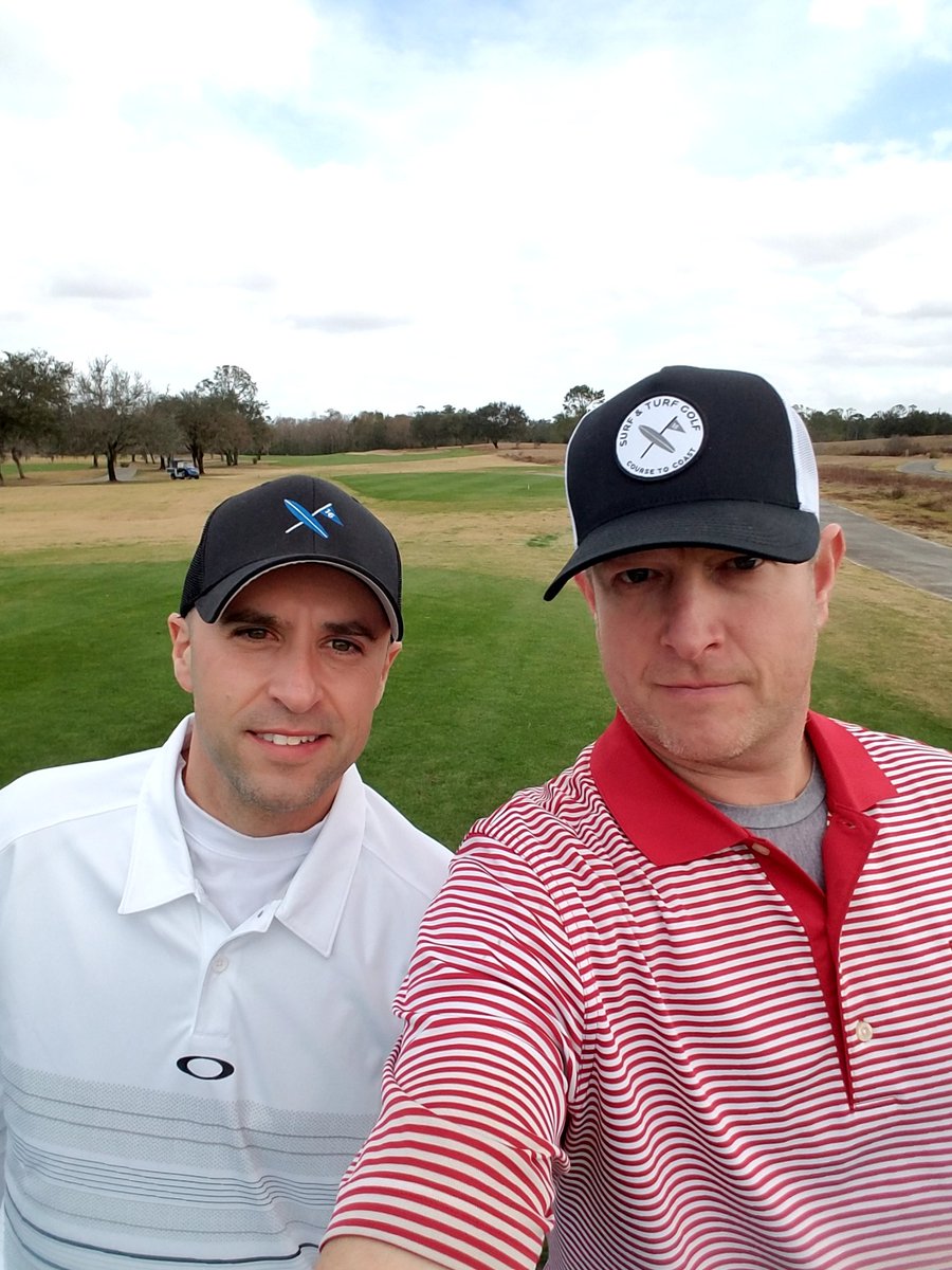 Big seller for us in 2017.  Had to find Taylor and get some more SURFANDTURF GOLF lids for 2018 #pgashow @surfandturfgolf <a href="/ChrisyoungPGA/">Chris young</a> <a href="/thepgaguy/">James Antonelli</a> <a href="/Warwickgolfshop/">Matt Walsh</a> <a href="/fccproshop/">Lou Rivers</a>