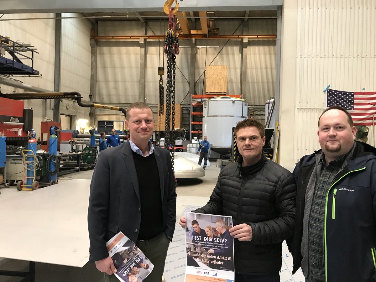 mark_jensen57's tweet photo. UUV: Tak til EUC Sjælland og direktør Carsten K. Jensen med flere, der bakker op bag projekt https://t.co/FuQgCVmAEU der skal give elever og forældre mulighed for at se et fremtidsvalg i en erhvervsuddannelse i industrien.  #UUVDK #testdigselv #eud https://t.co/NeOk0BViiq