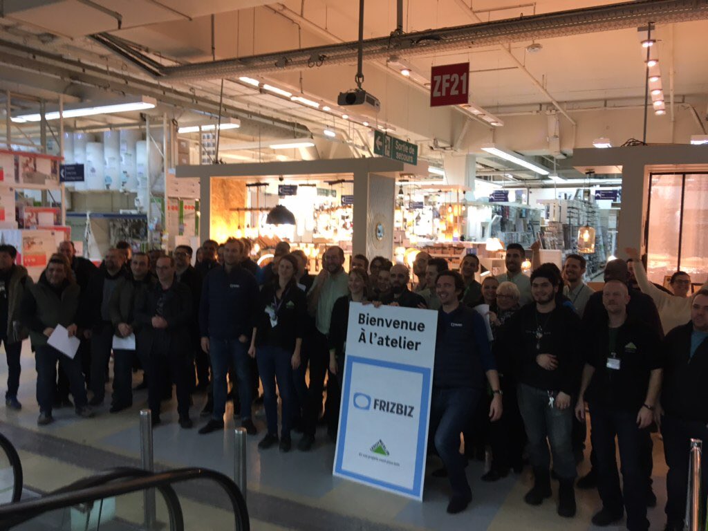 Soirée #Frizbiz <a href="/leroymerlinfr/">Leroy Merlin</a> Rueil ce soir avec nos Jobbers Parisiens et les équipes Magasin! #jobbing