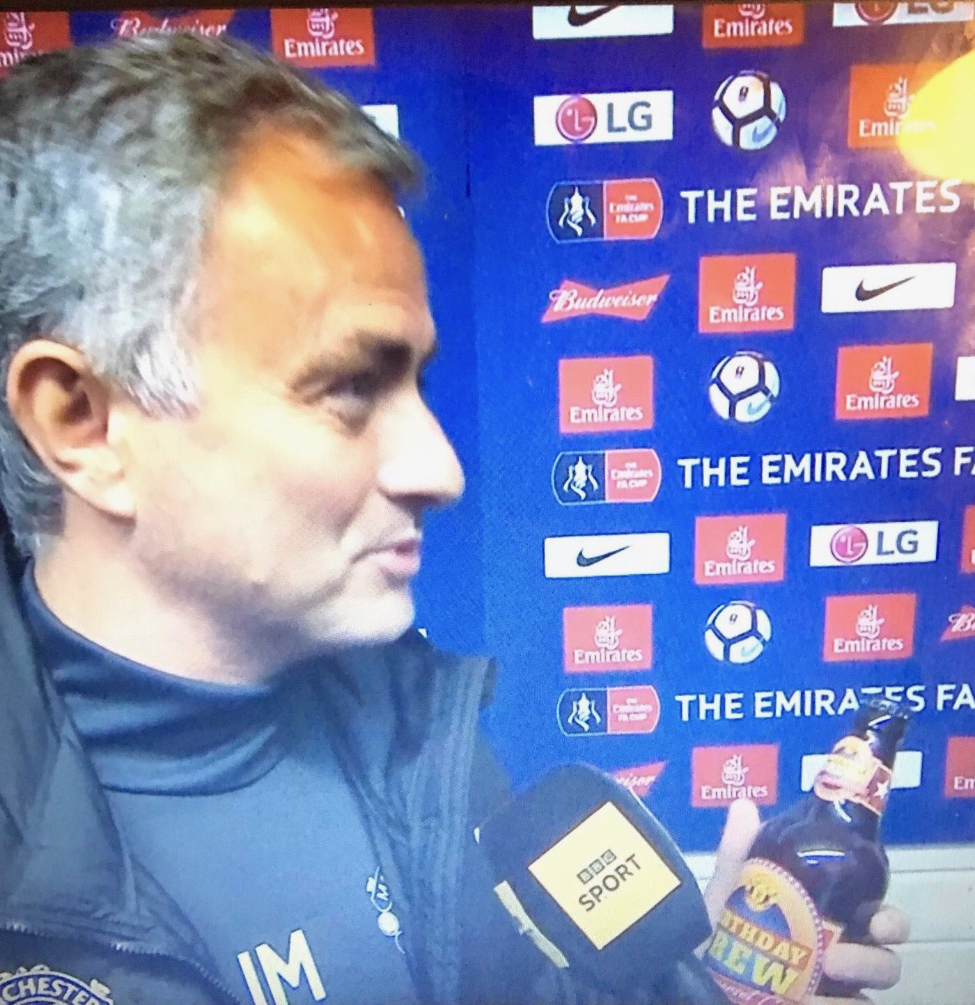 First shock of Mourinho has never tried cider! Happy Birthday Jose!   